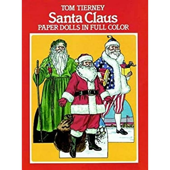Pre-Owned Santa Claus Paper Dolls in Full Colour Paperback