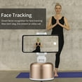 thumbnail image 4 of 360 Degree Rotation Smart Selfie Holder Auto Face Object Tracking Live Stream Holder Video Vlog Shooting for iPhone Android Smartphone (Golden), 4 of 5