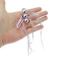 thumbnail image 4 of Unique Bargains 1 Pc Handbag Charms Keychains Beads Ribbon Bow Bag Accessories Purple, 4 of 5