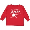 thumbnail image 3 of Inktastic Someone in Alaska Loves Me Boys or Girls Long Sleeve Toddler T-Shirt, 3 of 5