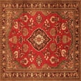 thumbnail image 1 of Ahgly Company Indoor Square Persian Orange Traditional Area Rugs, 4' Square, 1 of 1