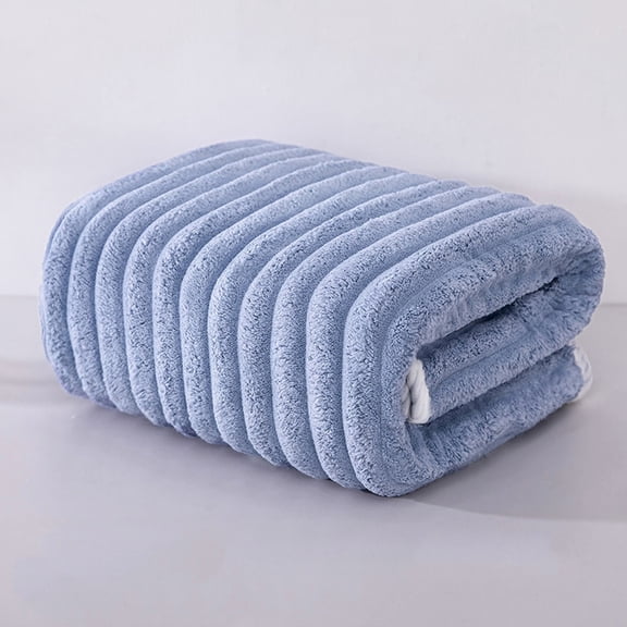 Velvet Bath Towel - 40x80cm Super Soft & Absorbent Beach Towel, Quick-Dry Plush Velvet Towel for Bath, Gym & Travel, Machine Washable, 1-Piece Set