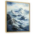 thumbnail image 2 of Designart "Alaska White-Capped Summits" Landscapes Floater Framed Canvas Print, 2 of 7