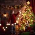 thumbnail image 4 of 24Pcs Christmas Ball Ornaments Set Shatterproof Hanging Ball   Tree Decorations with Rope for Party  Tree Stairs Porch Fireplaces, 4 of 5
