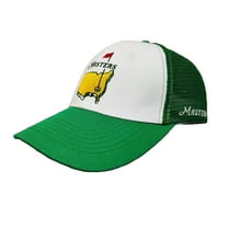 Golf Tournament Hat master Trucker Caddy Ball Baseball Cap for Men Women Golf Merchandise Apparel Green/White