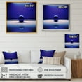 thumbnail image 4 of Designart "Deep Blue Bowling Collision" Bowling Floater Framed Canvas Art Print, 4 of 5