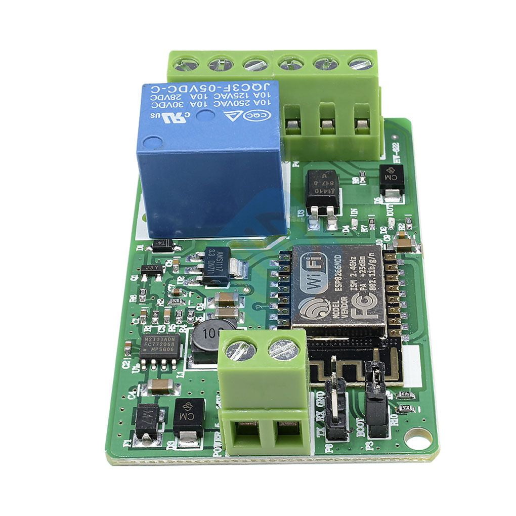 ESP8266 WIFI Network Relay Board Module 220V 10A DC 7-30V 
