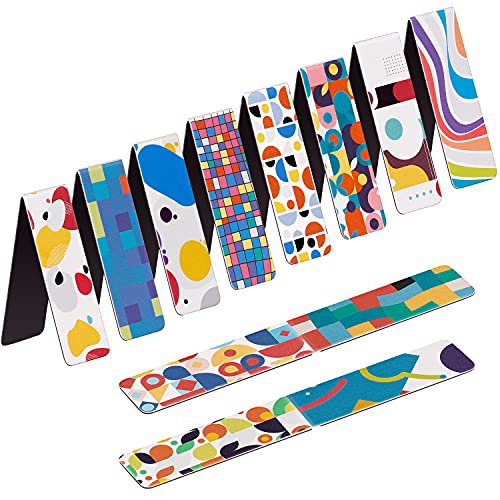 UpUDo 12 Pack Bookmark, Book Marker Clip for Teachers, Students, Book Lovers, Printing