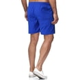 thumbnail image 5 of Nestiefly Men's Swim Trunks 5" Quick Dry Bathing Suit Workout Gym Shorts Sports Athletic Lightweight Short Pants with Pockets Blue M, 5 of 5