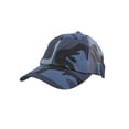 thumbnail image 1 of Enzyme Washed Camouflage Mesh Trucker Hat - Blue Camo, 1 of 2