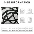 thumbnail image 5 of Double Sided Design Black and White Throw Pillow Covers - Modern Throw Pillow Cases for Home Decor, Design Cushion Cover,Bedroom Bed Outdoor Couch Sofa, 5 of 5