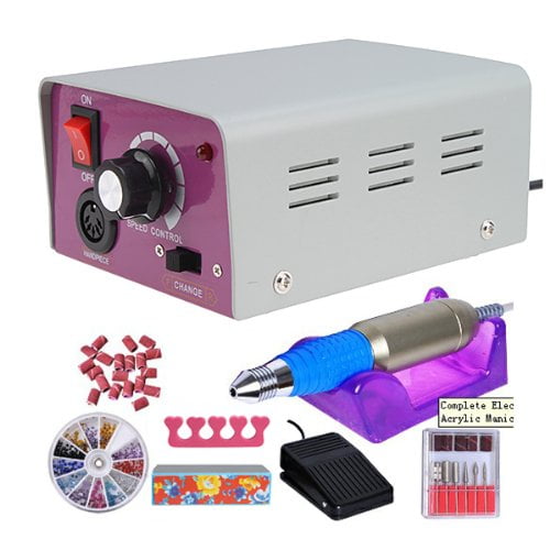 AGPtek Electric Professional Nail Drill Machine Art File Bit Acrylic Manicure Pedicure Kit Images AGPtek Electric Professional Nail Drill Machine Art File Bit Acrylic Manicure Pedicure Kit