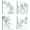 Leaf prints, variant on Seaside Coconut Palm Wall Art: Coastal Tropical Abstract Trees Artwork Reproduction Painting Print Canvas Pictures for Bedroom (16" W x 16" H x 3 PCS,Multi-Sized)