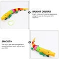 thumbnail image 3 of FZFLZDH 2pcs new rope electric universal Crocodile lizard Light up with music children's toy set (1 crocodile +1 lizard) random color rope without dry battery 46CM, 3 of 7