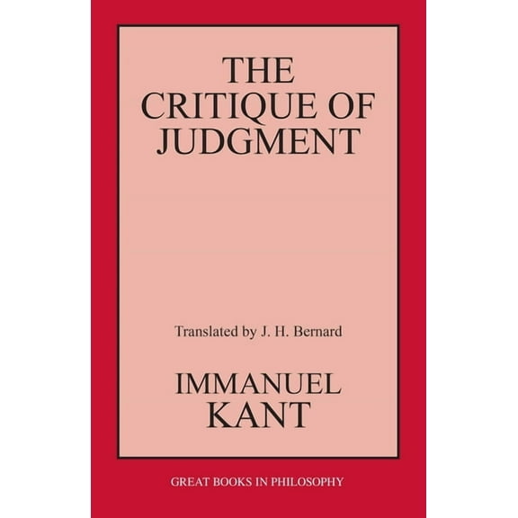 The Critique of Judgment, (Paperback)