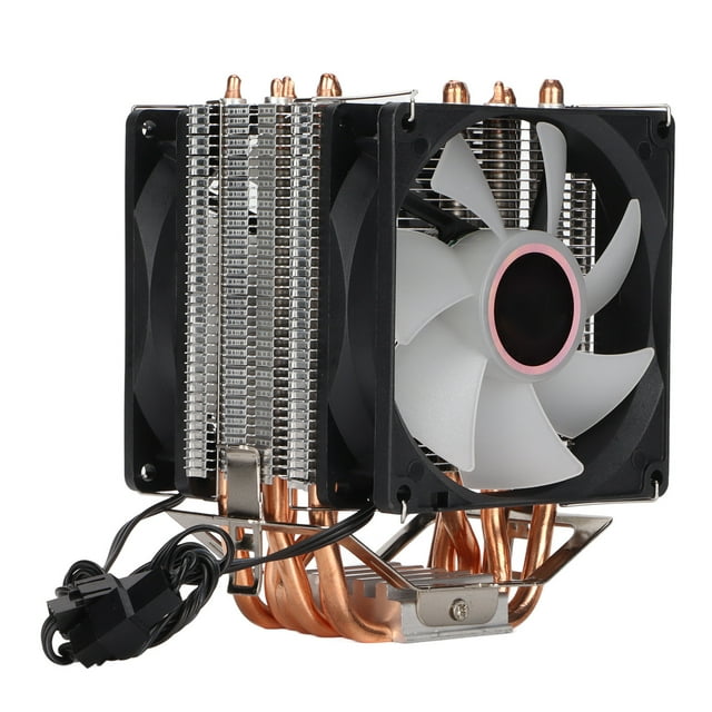 CPU Cooler, 90mm Cooling Fan Widely Used For Computer For Living Room Dual Fan