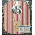 thumbnail image 2 of Carolines Treasures BB7084BIB Rabbit on Stripes Baby Bib, 2 of 3