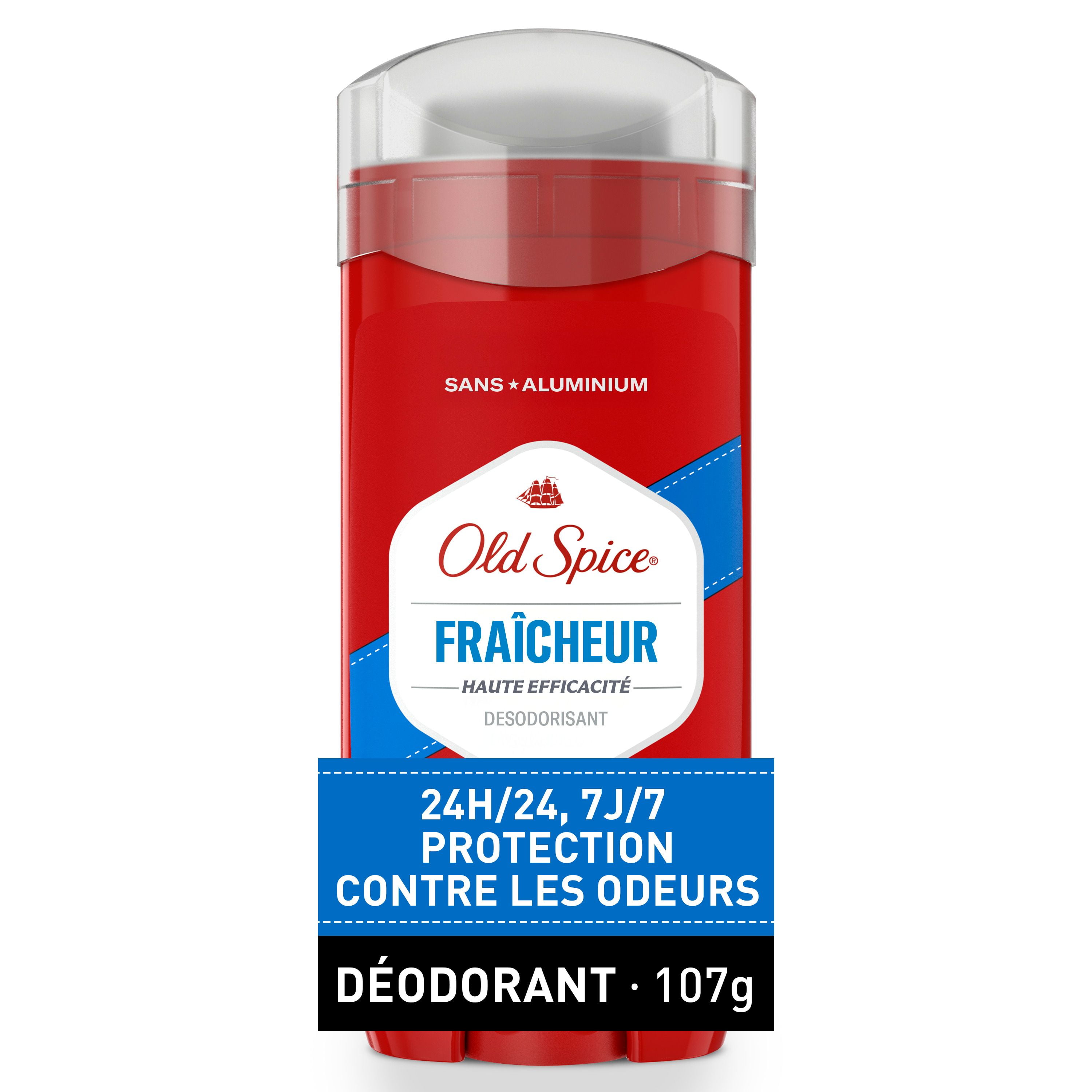 Désodorisant High Endurance Old Spice pour hommes, sans aluminium, protection 48 heures, parfum Fraîcheur