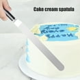 thumbnail image 4 of WSZZL Stainless Steel Icing Spatula, Offset Cake Decorating Tool, Baking Scraper, Frosting Spreader, Kitchen Utensil for Smooth Icing and Cake Decor, 4 of 4
