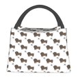thumbnail image 1 of Disketp Dachshund Dog Bolsa Térmica Estampada, Bolsa Térmica Aislante para Almuerzo, Playa y Campamento, 1 of 6