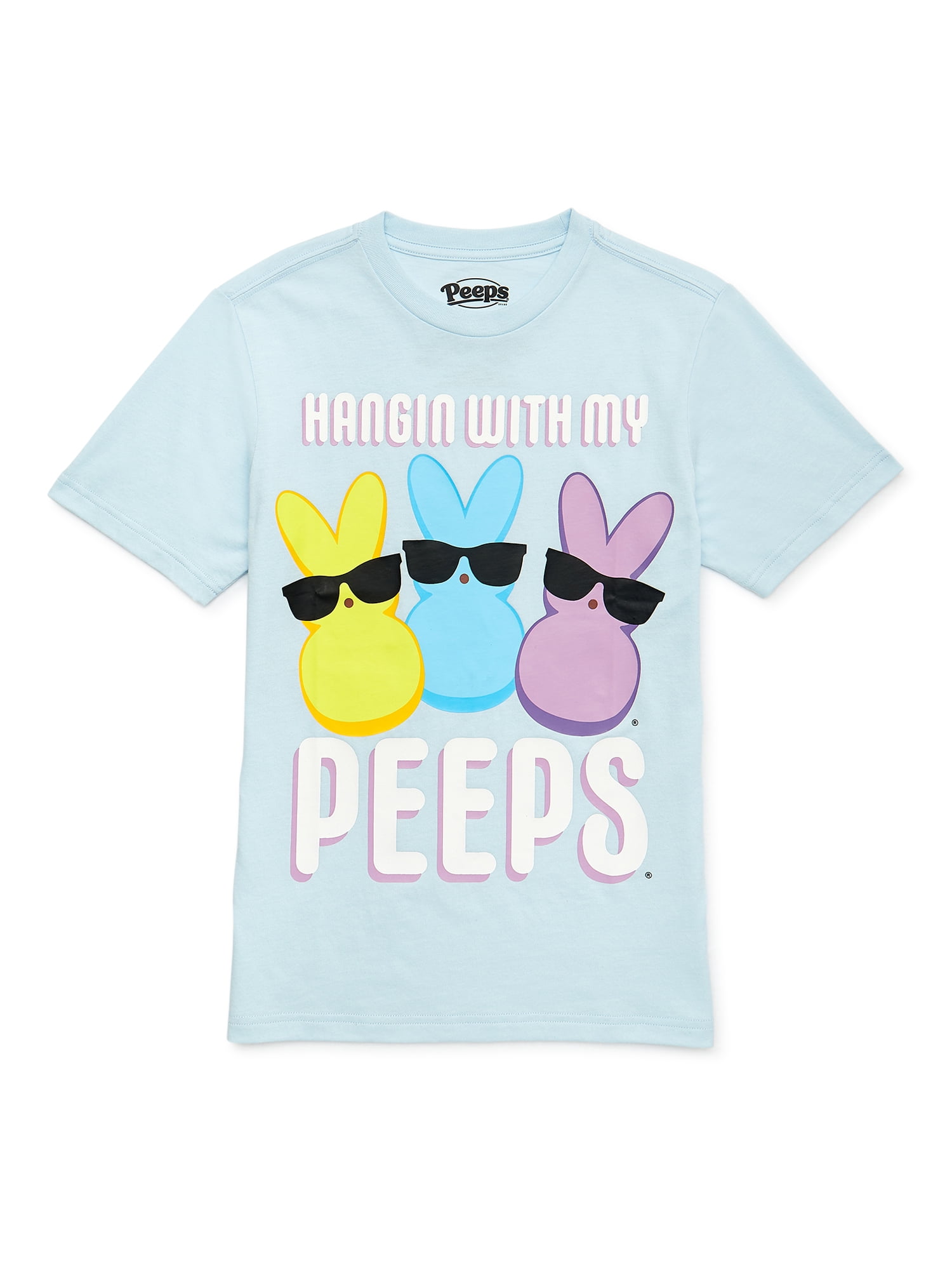Peeps Boys Hangin T-Shirt with Short Sleeves, Sizes 4-18