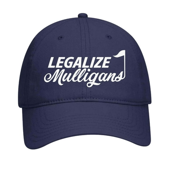 Funny Golf Legalize Mulligans Men's Embroidered Otto Baseball Cap Hat-Royal Blue