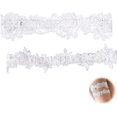 thumbnail image 1 of Liga nupcial Boda occidental Liguero de novia Flor de encaje Decoración de pie nupcial Adornos florales Diseño de lazo y encaje Liga elástica Favor de boda Novia para ser fiesta Noche Sincero  Hogar, 1 of 8