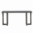thumbnail image 3 of Modern Geometric Console Table with Solid Wood Legs for Entryway, Hallway & Living Room, 3 of 7