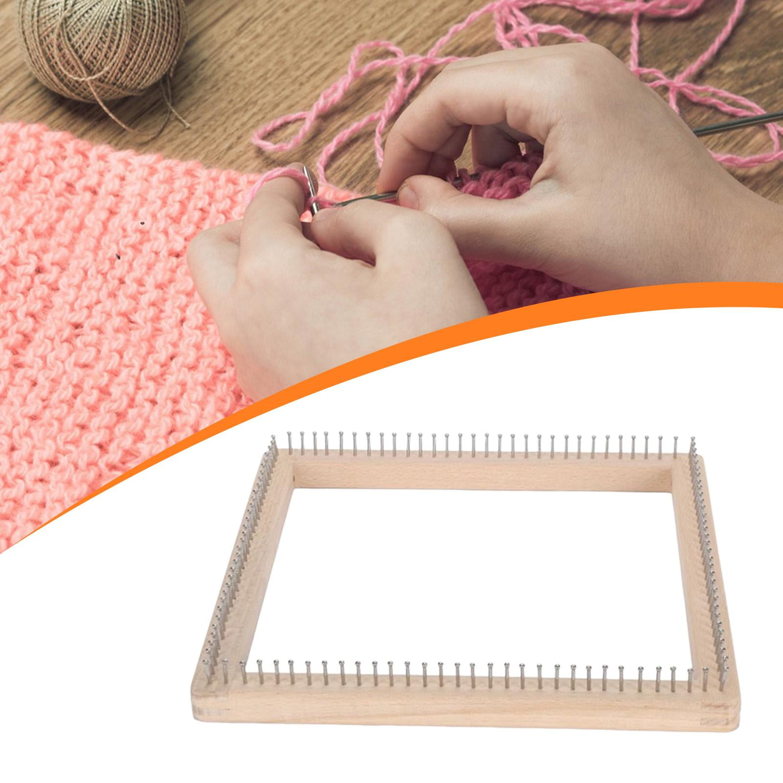 Wxqbjtam Knitting Board Knitting Loom DIY Craft Supplies Multifunctional DIY Supplies for 30cmx30cmx3.5cm