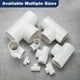 thumbnail image 4 of Uxcell 8Pcs Conector de Tee de 3 Vías de 3/4", Accesorios de Esquina de Grado de Construcción de Muebles para Estructura de Soporte de Jardín de Estante DIY, Conexión de Carpa, Blanco, 4 of 6