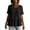 #01Black, variant on Womens Summer Babydoll Tops Oversized Short Sleeve Crewneck T Shirts Casual Loose Plus Size Tunics Black 2XL