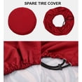 thumbnail image 3 of Lotusprint LLC Funny UFO Bigfoot Spare Tire Cover Without Backup Camera Hole, Multicolor, Funny Bigfoot Wheel Cover, 3 of 5