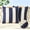 Navy Blue, variant on Outdoor Pillow Covers 18x18 Set of 2 Black Striped Decoration Throw Pillow Covers for Spring Summer Outdoor Waterproof Garden Patio Furniture Sofa Bed Home Decor