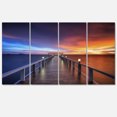 thumbnail image 2 of Picturesque Bord de Mer avec Long Quai - Impression sur Toile, 2 of 3