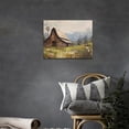 thumbnail image 2 of Farmhouse Barn Wall Art Christian Farm Scenery Pictures Motivational Quotes Canvas Prints Painting Barn Decorations Framed Artwork for Bathroom Living Room Bedroom 16"x12", 2 of 6