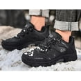 thumbnail image 4 of Nouvelles Bottes d'Hiver pour Hommes, Bottes de Neige Imperméables en Cuir, Espadrilles Super Chaudes, Bottes pour Hommes d'Extérieur, Bottes de Randonnée pour Homme, Chaussures de Travail, 4 of 5