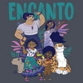 thumbnail image 2 of Women's Encanto The Family With Magical Gifts Racerback Tank Top Navy Blue Heather Small, 2 of 4