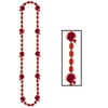 Beistle Red Football Party Beads (Case of 12)