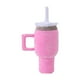 thumbnail image 1 of Juguete chirriante para perros, taza de peluche, juego de entrenamiento, juego interactivo, relleno de agua rosa, 1 of 9