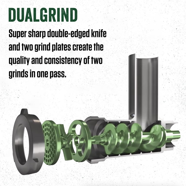 Free Shipping! LEM Products Dual Grind #22 Big Bite 1HP Meat