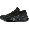 thumbnail image 2 of Xishao Mocasín Casual, Caminar Tenis para Hombre, Ligeros, Transpirables. Negro gris 25.0 cm Negro gris 25.0 cm Xishao ropa, 2 of 2