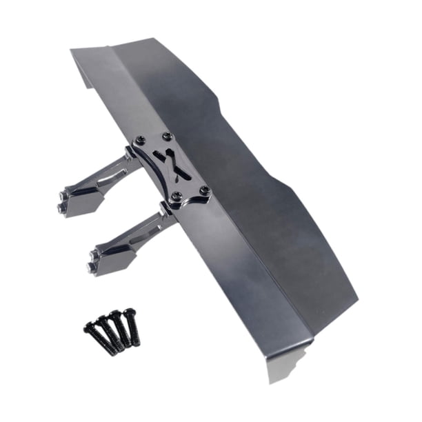 Accesorios para coche de control remoto, alerón trasero, piezas de coche RC, universales, portátiles, fáciles de usar. Gris