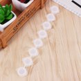 Stri 20pcs 3ml 8in1 Pigment Empty Box Oil Paint Strip Box Clear