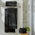 thumbnail image 3 of Better Homes & Gardens Signature Soft Solid Cotton 2 Piece Bath Sheet Set,Rich Black, 3 of 13