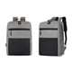 thumbnail image 1 of Mochila de tres piezas gris, carga USB, alta capacidad, de negocios Oxford, para hombres, 1 of 9