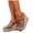 Blue, variant on Womens Wedge Platform Slide Sandals Espadrilles Retro Suede Slip On Summer Slippers Open Toe Wide Width Heeled Dress Shoes Purple Size 8.5