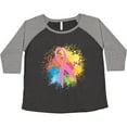 thumbnail image 3 of Inktastic Breast Cancer Awareness Ribbon Art Women's Plus Size T-Shirt, 3 of 5