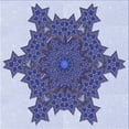 thumbnail image 1 of Ahgly Company Machine Washable Indoor Square Transitional Slate Blue Area Rugs, 4' Square, 1 of 7