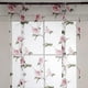 thumbnail image 2 of Cortina romana con lazos y bordado floral de 1 panel para ventana de balcón Rosa, 2 of 9