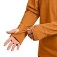thumbnail image 5 of Long Sleeve T-Shirt for Men Ghalytn Crew Neck Athletic Top - Stretch Tee with Thumb Holes, 5 of 6